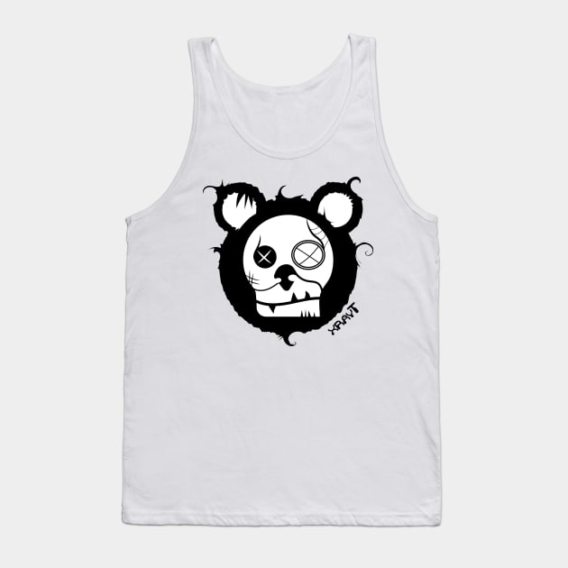 Bear skull Tank Top by XrayT